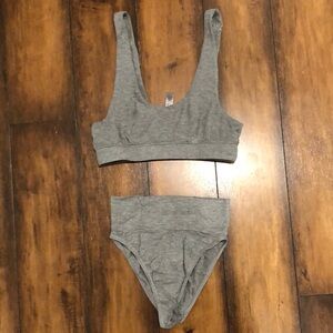 Skims sleep brief and bralette set